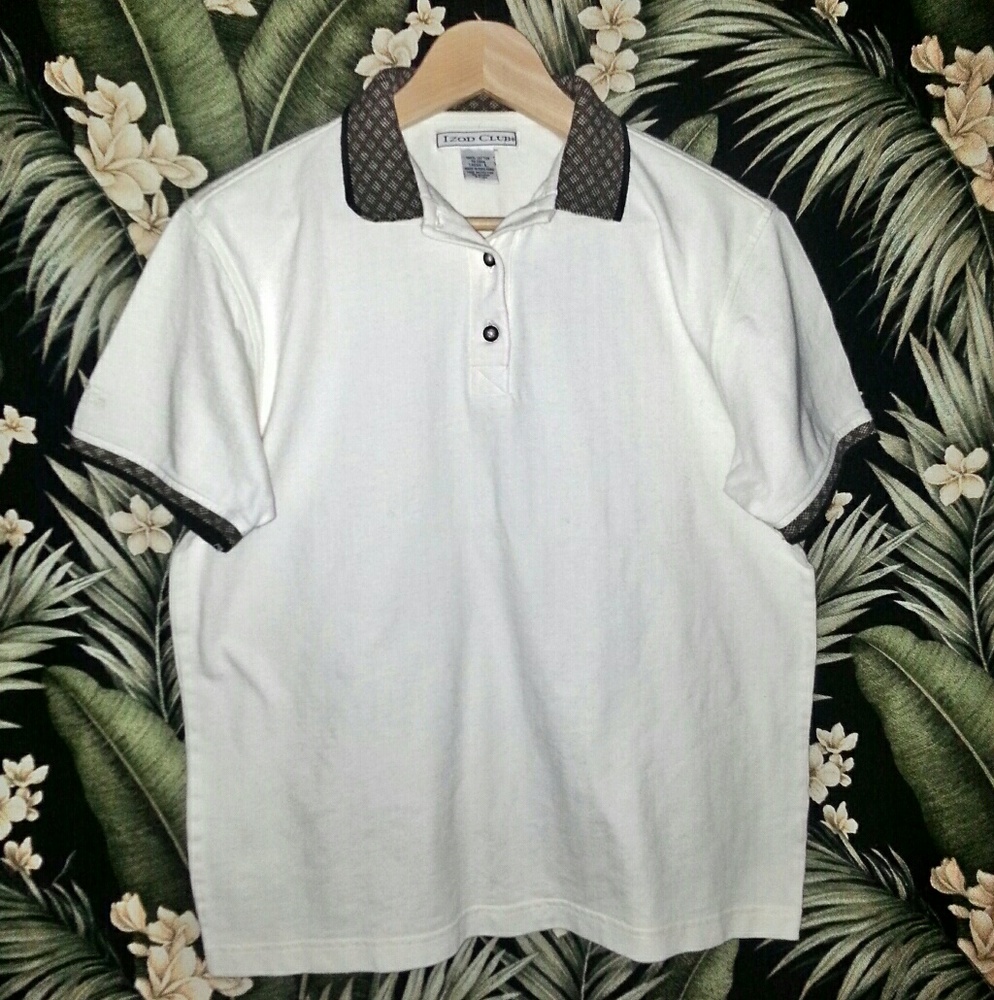 Women's Vintage Polo Shirt Size Large